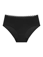 FEEL OF COTTON - Midi nohavičky z organickej bavlny s čipkou Triumph