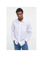 Košeľa Mustang Clemens ľan bavlna M 1014356-2045