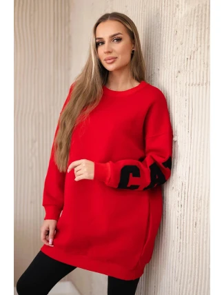 Izolovaná mikina 26557 California červená - Kesi