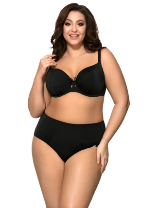 Vystužená plavková podprsenka Ava SK 13 Maxi Black