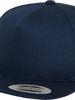 Flexfit 6007/6007T 5-panelová čiapka typu snapback 55.6007, tmavomodrá