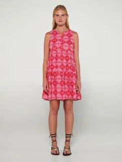 Vamp - Vyšívané šaty bez rukávov 20450 - Vamp