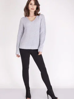 Sveter Victoria SWE 123 Svetlosivý - MKMSwetters