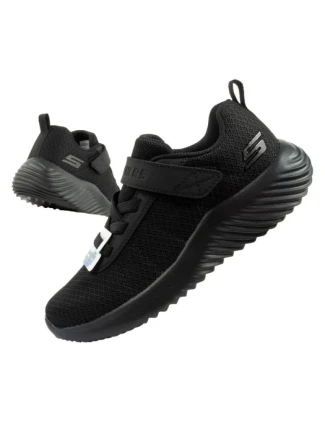 Detská športová obuv Skechers Bounder so suchým zipsom, ľahká a pohodlná