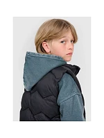 Chlapčenské páperové tričko bez rukávov so syntetickou výplňou 4F 4FJRAW25TVJAM325-20S