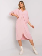 Šaty DHJ SK 20148.20 svetlo ružová