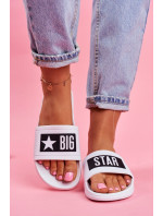 Dámske módne papuče Big Star - biele