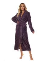 Dámsky župan L&L 2415 Ritta dlhý 3XL