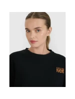 Dámske tričko s nadrozmernou potlačou a dlhým rukávom 4F 4FWSS25TLONF393-20S