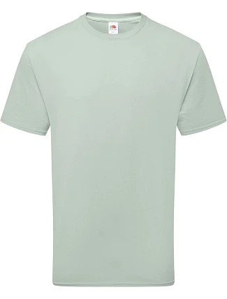 Tričko Fruit of the Loom Pure Cotton T z hrubej bio bavlny 16.1362, farba sage Tričko Fruit of the Loom Pure Cotton T z hrubej bio bavlny 16.1362, farba sage