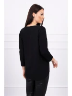 Blúzka s potlačou Letné auto čierna Blúzka s potlačou Letné auto čierna