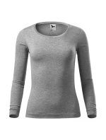 Dámske tričko Fit-T LS tmavo šedé