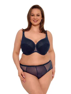 Polomäkká podprsenka Gaia BSM 1058 Sonia Navy blue maxi