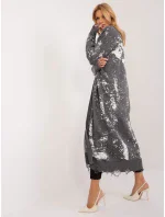 Sveter BA SW 14105.27 tmavosivá