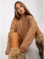 Dámsky sveter LC SW 0297 ťava