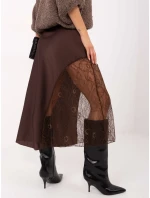 Sukňa MI SD 3287.36 hnedá