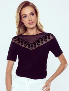 Blúzka Floriana čierna - Eldar