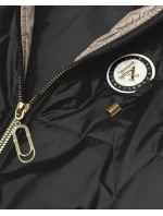 Tenký rukáv s kontrastným lemovaním Goodlookin black (B8583-1)