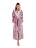 Dámsky župan Flora s kapucňou 3956 4353 mauve mist - Vestis