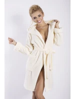 Dámsky župan Diana short cream - DKAREN Dámsky župan Diana short cream - DKAREN