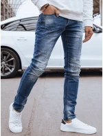 Pánske tmavomodré džínsové nohavice FashionStreet UX4294