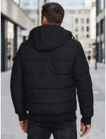 Pánska prešívaná bunda čierna FashionStreet TX4638z