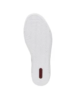 Pohodlné kožené topánky Rieker W RKR641 white