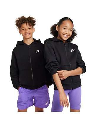 Detská mikina Nike Sportswear Club Fleece Black FD3004 010 Detská mikina Nike Sportswear Club Fleece Black FD3004 010