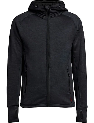 Tenson TXlite Hoodie Zip Men Pánska mikina s kapucňou 84.7403 čierna Tenson TXlite Hoodie Zip Men Pánska mikina s kapucňou 84.7403 čierna