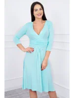 Šaty s prestrihom pod prsiami mincovňa Šaty s prestrihom pod prsiami mincovňa