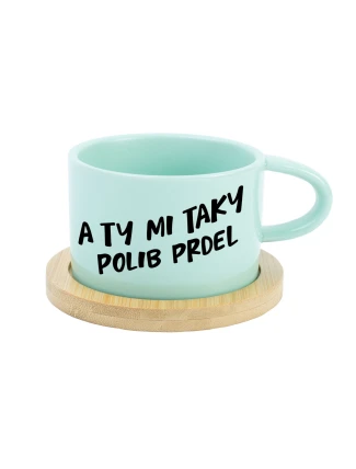 A TY MI TAKY POLIB PRDEL - mint hrníček makronka 200 ml