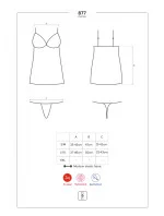 Nádherná košieľka 877 - CHE - Obsessive