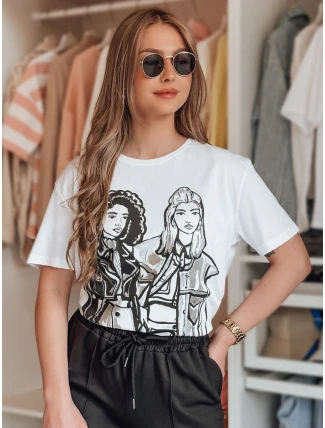 Dámske tričko COMIS white FashionStreet RY2608