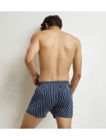Pánske voľné boxerky 2 ks DIM COTTON STRETCH LOOSE BOXER 2x - DIM - tmavo červená