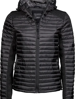 Tee Jays TJ 9611 Dámska outdoorová bunda Crossover 18.9611 čierna/čierna melírovaná