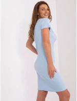 RV SK 8960 šaty.76P svetlo modrá