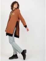 Mikina VI BL 327.70P svetlo hnedá