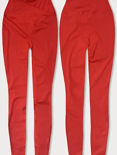 Dámske legíny z lycry červené (XL001-5)