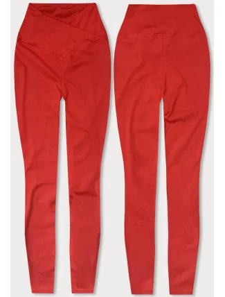 Dámske legíny z lycry červené (XL001-5)