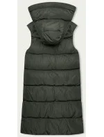 Béžová dámska dlhá obojstranná vesta (B8248-11) Béžová dámska dlhá obojstranná vesta (B8248-11)