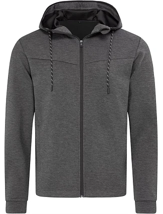 Stedman Scuba Jacket Men Pánska scuba bunda s kapucňou 05.5840 anthra heather Stedman Scuba Jacket Men Pánska scuba bunda s kapucňou 05.5840 anthra heather