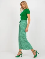 Nohavice D73770R62237A zelená