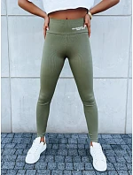 Dámske športové legíny SIMPLE LIFE UY1614 khaki - FashionStreet Dámske športové legíny SIMPLE LIFE UY1614 khaki - FashionStreet