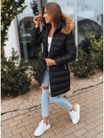 TERIS dámska zimná bunda čierna FashionStreet TY3095 TERIS dámska zimná bunda čierna FashionStreet TY3095