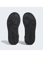 Unisexová juniorská členková obuv Hoops Mid 3.0 K Jr HR0228 Čierna – Adidas Unisexová juniorská členková obuv Hoops Mid 3.0 K Jr HR0228 Čierna – Adidas