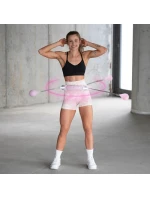 Obruč HMS HHW06 s okami, závažím a počítadlom ružovej farby Obruč HMS HHW06 s okami, závažím a počítadlom ružovej farby