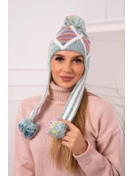 Dámska klapka na uši Eunika K322 mint