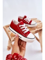 Dziecięce Trampki Klasyczne Czerwone Filemon
