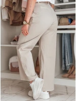 Dámske široké nohavice MOBISKA light beige FashionStreet UY2618