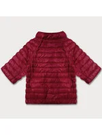 Červená/kvetinová obojstranná dámska bunda s 3/4 rukávmi Minority (M23-7010-16) Červená/kvetinová obojstranná dámska bunda s 3/4 rukávmi Minority (M23-7010-16)